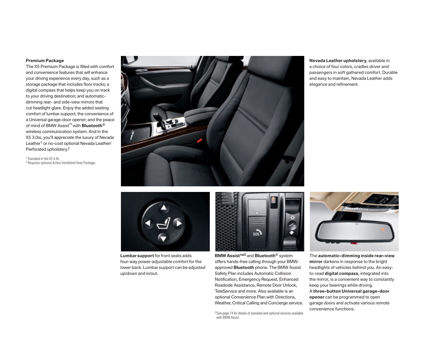 2008 BMW X5 Brochure Page 13